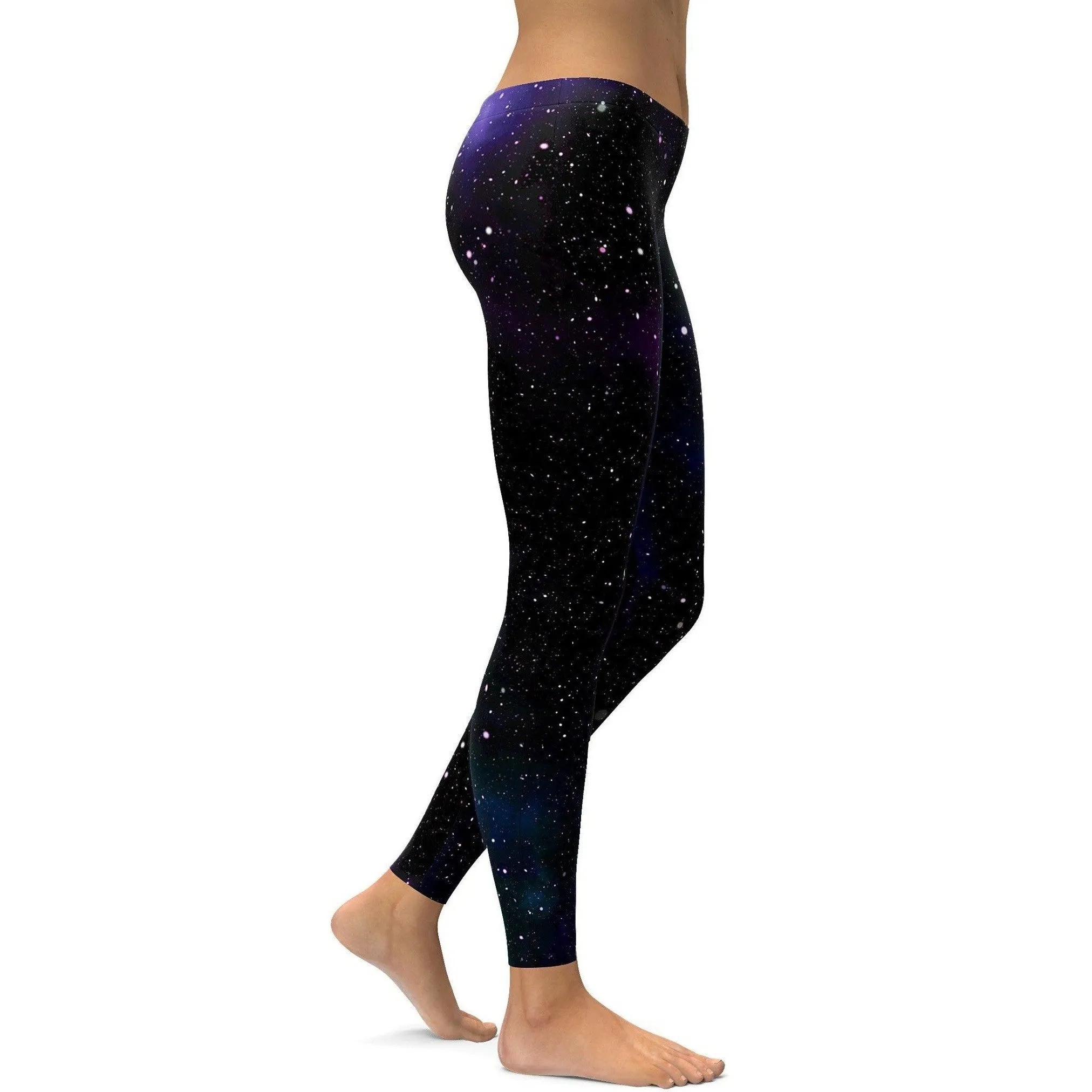 Purple Galaxy Leggings